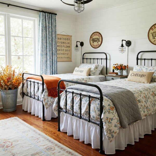 Rustic Twin Bedroom Retreat