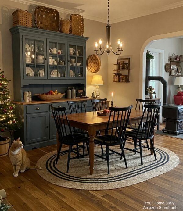 Rustic Charm: A Cozy Dining Nook