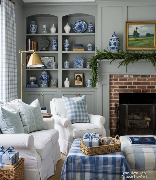 Serene Sanctuary: A Living Room with Classic Charm