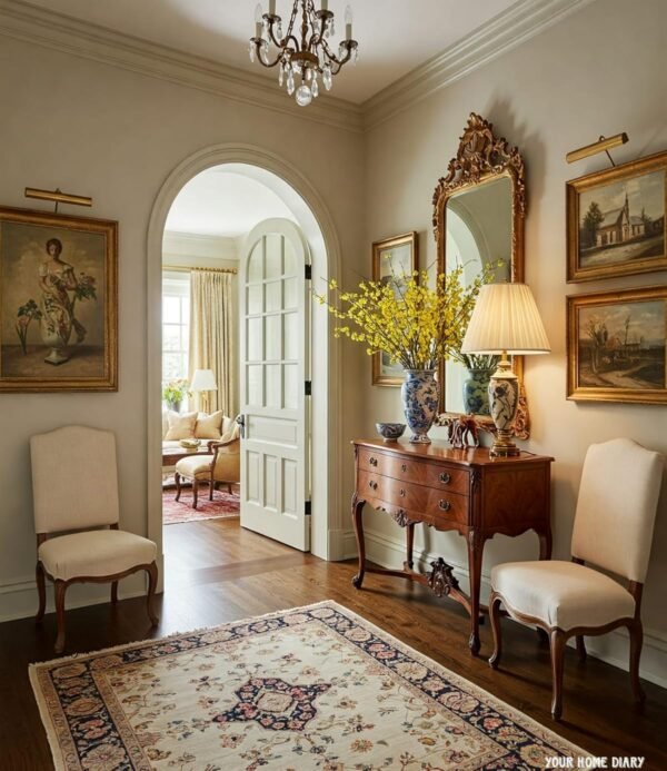 Traditional Foyer Charm