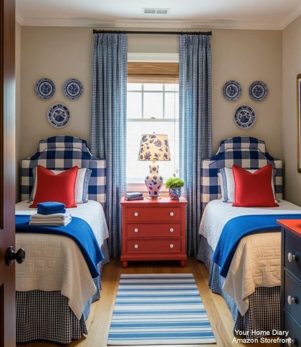 Cozy Twin Beds Room
