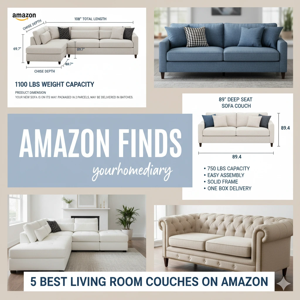 5 best couches on Amazon