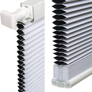 Cordless Blackout Honeycomb Shades — No Drill, No Tools, Total Privacy!