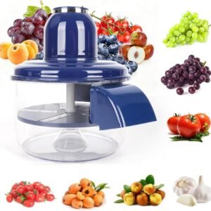 Automatic Grape Peeler Machine – Electric Skin Remover for Grapes, Garlic & Cherry Tomatoes (Blue – 1PC)