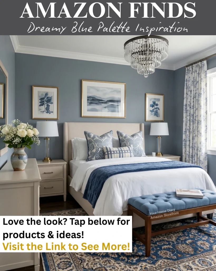 Dreamy Blue and Soft Cream