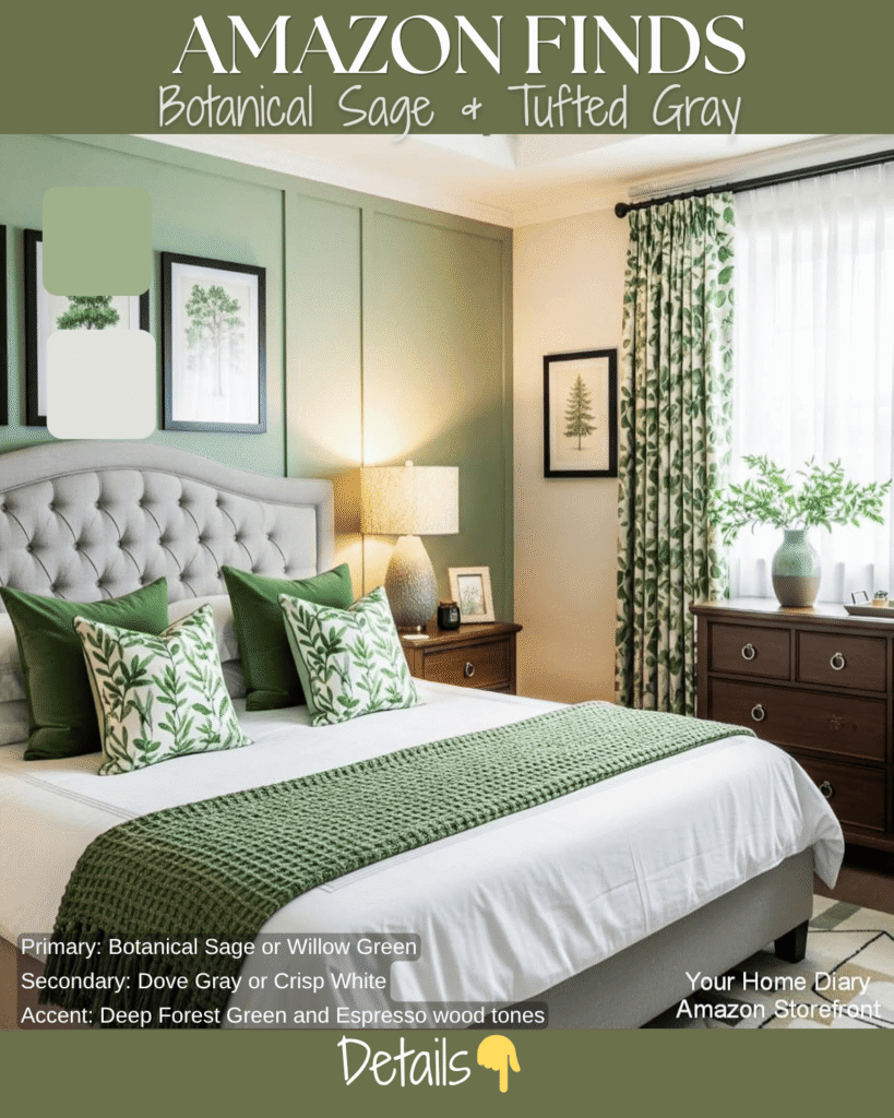 Botanical Sage and Tufted Gray